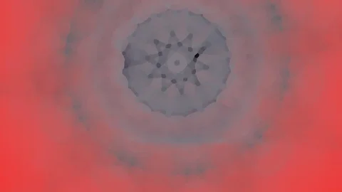 HD Abstract fractal forms morph and oscillate (Loop) Video stock 109334427