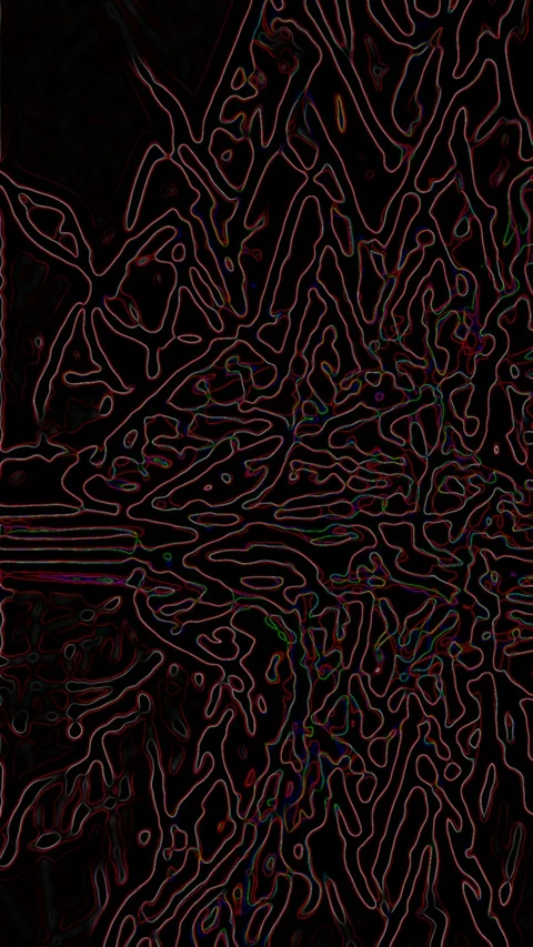HD Abstract fractal forms morph and oscillate (Loop) Stock Footage 109400018