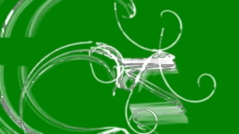 HD Abstract fractal forms morph and oscillate (Loop) Stock Footage 109408878