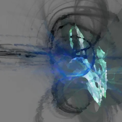 HD Abstract fractal forms morph and oscillate (Loop) Vídeos de archivo 109418104