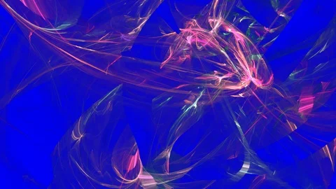 HD Abstract fractal forms morph and oscillate (Loop) 스톡 동영상 109428191