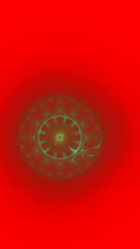 HD Abstract fractal forms morph and oscillate (Loop) 스톡 동영상 109430863