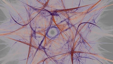 HD Abstract fractal forms morph and oscillate (Loop) 스톡 동영상 109432458