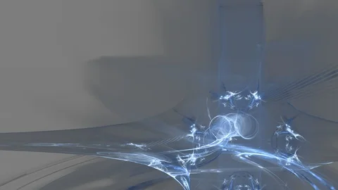 HD Abstract fractal forms morph and oscillate (Loop) Video stock 109454321