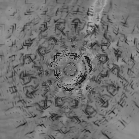 HD Abstract fractal forms morph and oscillate (Loop) Stock Footage 109459910