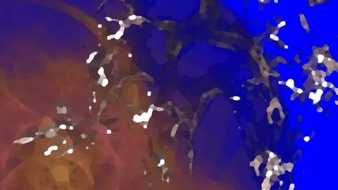 HD Abstract fractal forms morph and oscillate (Loop) 動画素材 109462889