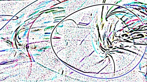 HD Abstract fractal forms morph and oscillate (Loop) 스톡 동영상 109468948