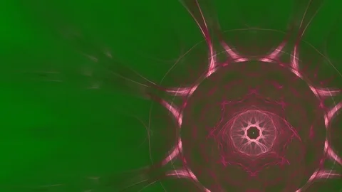 HD Abstract fractal forms morph and oscillate (Loop) Stock Footage 109507089