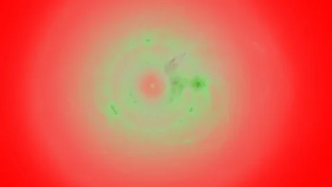 HD Abstract fractal forms morph and oscillate (Loop) 스톡 동영상 109536353