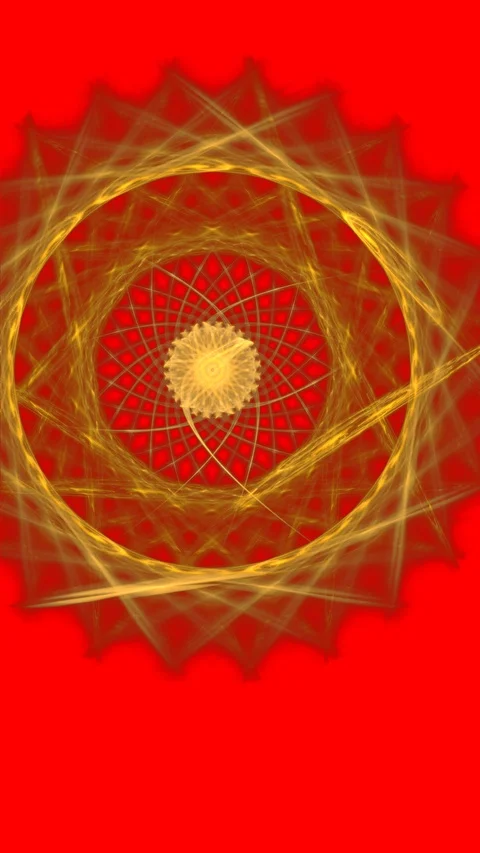 HD Abstract fractal forms morph and oscillate (Loop) Video stock 109602526