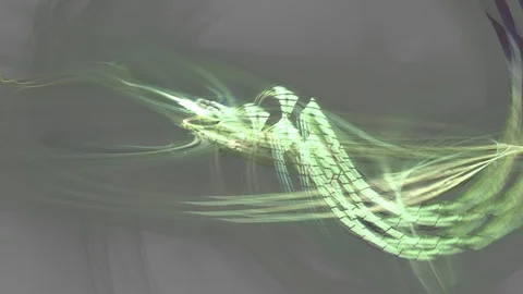 HD Abstract fractal forms morph and oscillate (Loop) 스톡 동영상 109689172