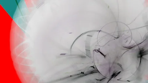 HD Abstract fractal forms morph and oscillate (Loop) Vidéo 109694271