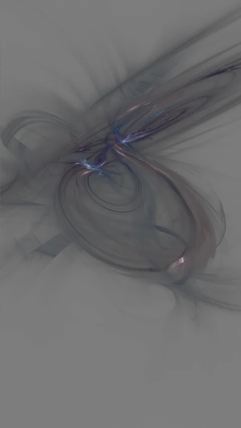 HD Abstract fractal forms morph and oscillate (Loop) Stock Footage 109695647