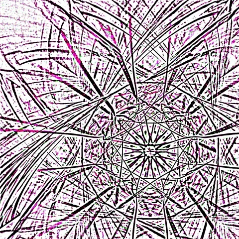 HD Abstract fractal forms morph and oscillate (Loop) Stock Footage 109796748