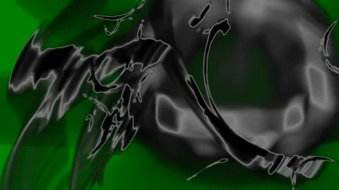 HD Abstract fractal forms morph and oscillate (Loop) 스톡 동영상 109881608