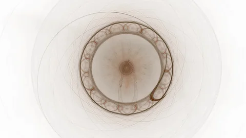 HD Abstract fractal forms morph and oscillate (Loop) Stock Footage 110047399