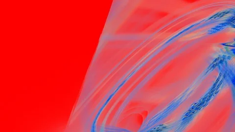 HD Abstract fractal forms morph and oscillate (Loop) Stock Footage 110048855