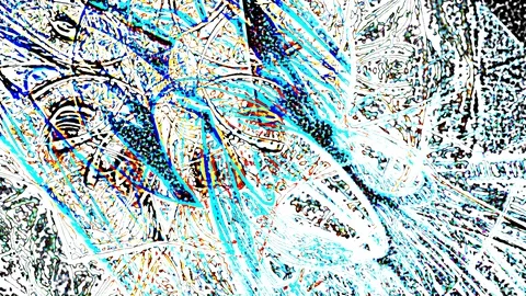 HD Abstract fractal forms morph and oscillate (Loop) Stock Footage 110161906