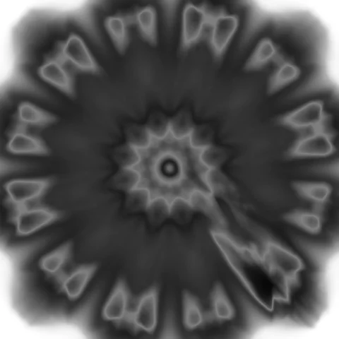 HD Abstract fractal forms morph and oscillate (Loop) 스톡 동영상 110166266