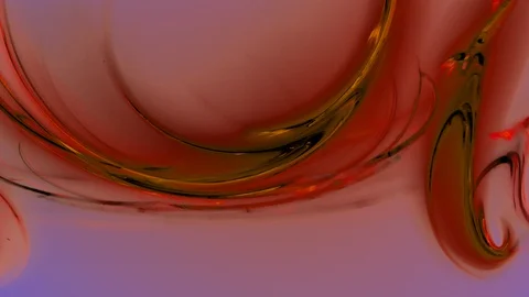 HD Abstract fractal forms morph and oscillate (Loop) Stockbeeldmateriaal 110212312