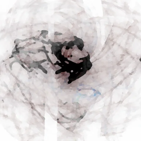 HD Abstract fractal forms morph and oscillate (Loop) Video stock 110332177