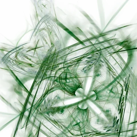 HD Abstract fractal forms morph and oscillate (Loop) Video stock 110556221