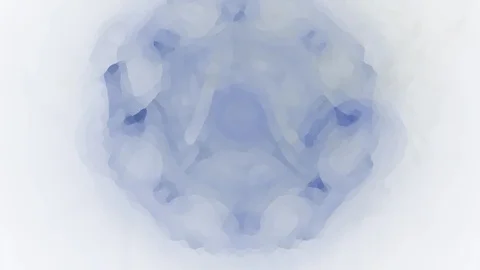 HD Abstract fractal forms morph and oscillate (Loop) Stock Footage 110622435