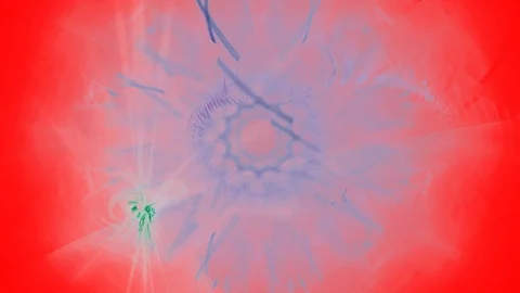 HD Abstract fractal forms morph and oscillate (Loop) Stock Footage 110703656