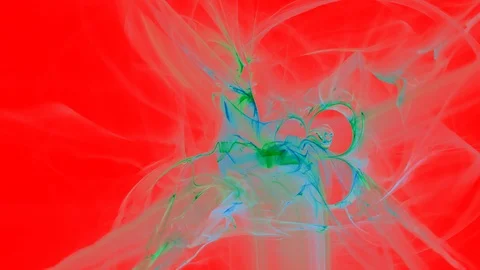 HD Abstract fractal forms morph and oscillate (Loop) Stock Footage 110708557