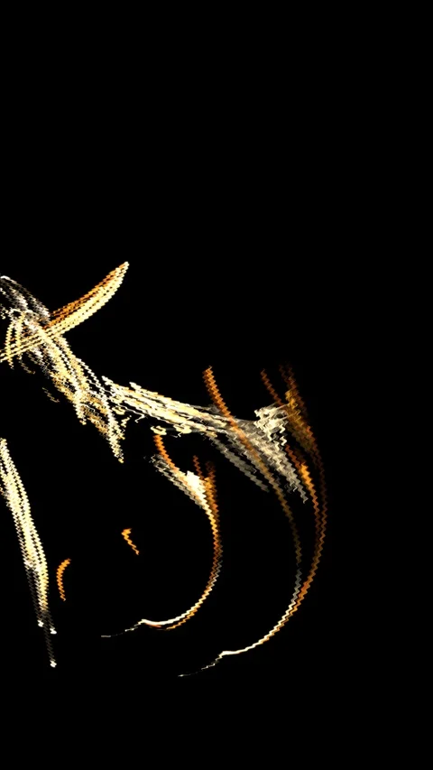 HD Abstract fractal forms morph and oscillate (Loop) Stock Footage 110750883