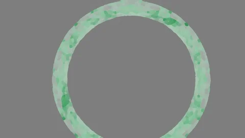 HD Abstract fractal forms morph and oscillate (Loop) Vidéo 110751300