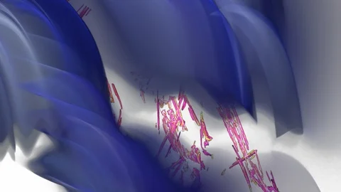 HD Abstract fractal forms morph and oscillate (Loop) Stock Footage 110760129