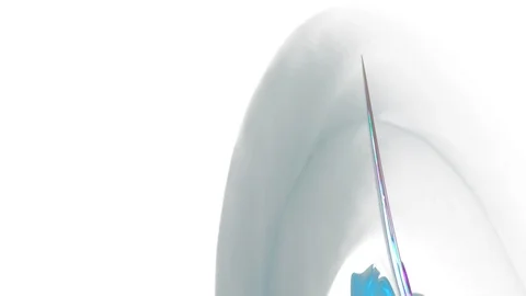 HD Abstract fractal forms morph and oscillate (Loop) Stock Footage 110789508