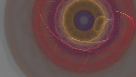 HD Abstract fractal forms morph and oscillate (Loop) Vidéo 110806515