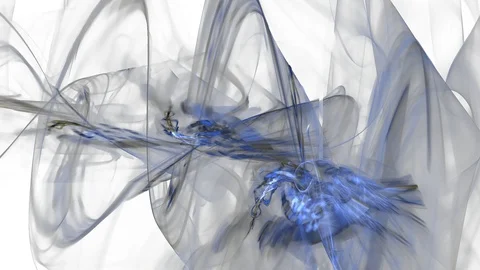 HD Abstract fractal forms morph and oscillate (Loop) Stockbeeldmateriaal 110857327