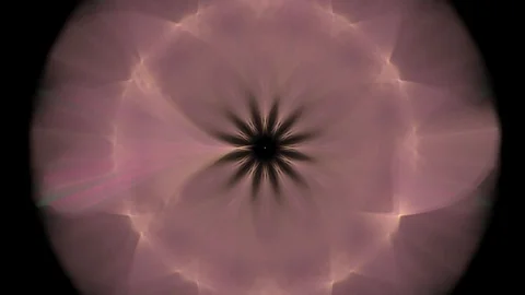 HD Abstract fractal forms morph and oscillate (Loop) Vídeos de archivo 110963737