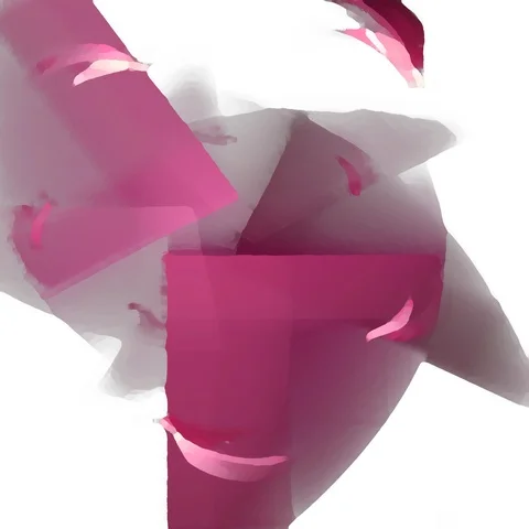 HD Abstract fractal forms morph and oscillate (Loop) Vídeos de archivo 110966157