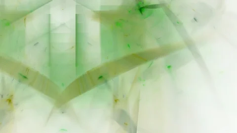 HD Abstract fractal forms morph and oscillate (Loop) Stock Footage 110983955