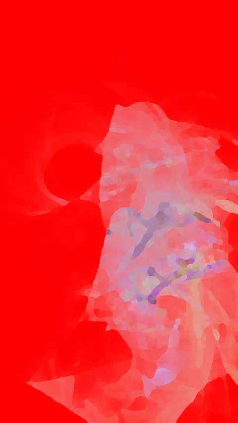 HD Abstract fractal forms morph and oscillate (Loop) Vidéo 111009877