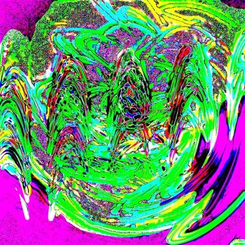 HD Abstract fractal forms morph and oscillate (Loop) Vídeos de archivo 111050782