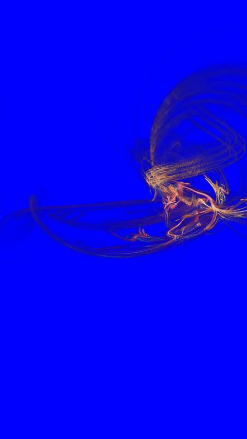 HD Abstract fractal forms morph and oscillate (Loop) Stock Footage 111067475