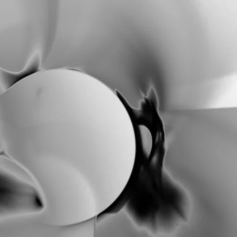 HD Abstract fractal forms morph and oscillate (Loop) Stock Footage 111163653