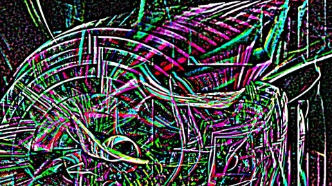 HD Abstract fractal forms morph and oscillate (Loop) 스톡 동영상 111304411