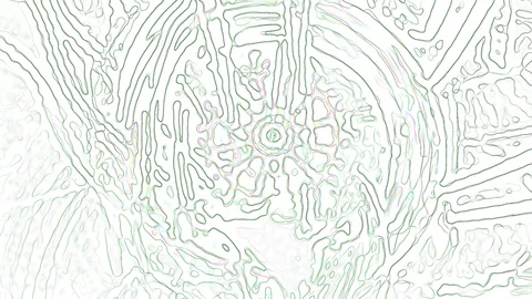 HD Abstract fractal forms morph and oscillate (Loop) Stock Footage 111356943