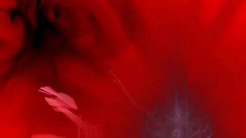 HD Abstract fractal forms morph and oscillate (Loop) Video stock 111357015