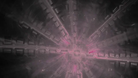 HD Abstract fractal forms morph and oscillate (Loop) Stockbeeldmateriaal 111376878