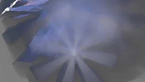 HD Abstract fractal forms morph and oscillate (Loop) Stock Footage 111403013