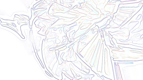 HD Abstract fractal forms morph and oscillate (Loop) Video stock 111405070