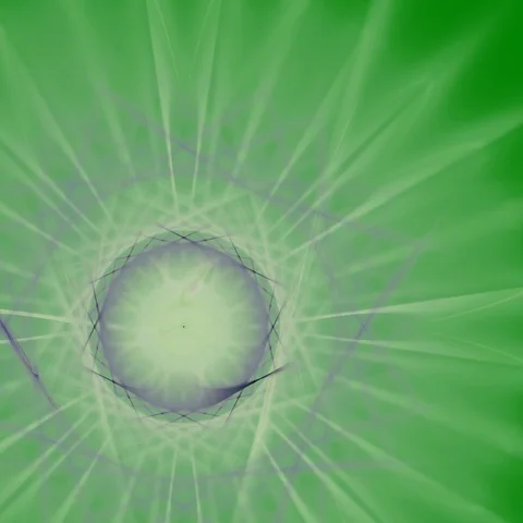 HD Abstract fractal forms morph and oscillate (Loop) Vidéo 111434455