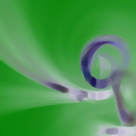 HD Abstract fractal forms morph and oscillate (Loop) Vidéo 111675884